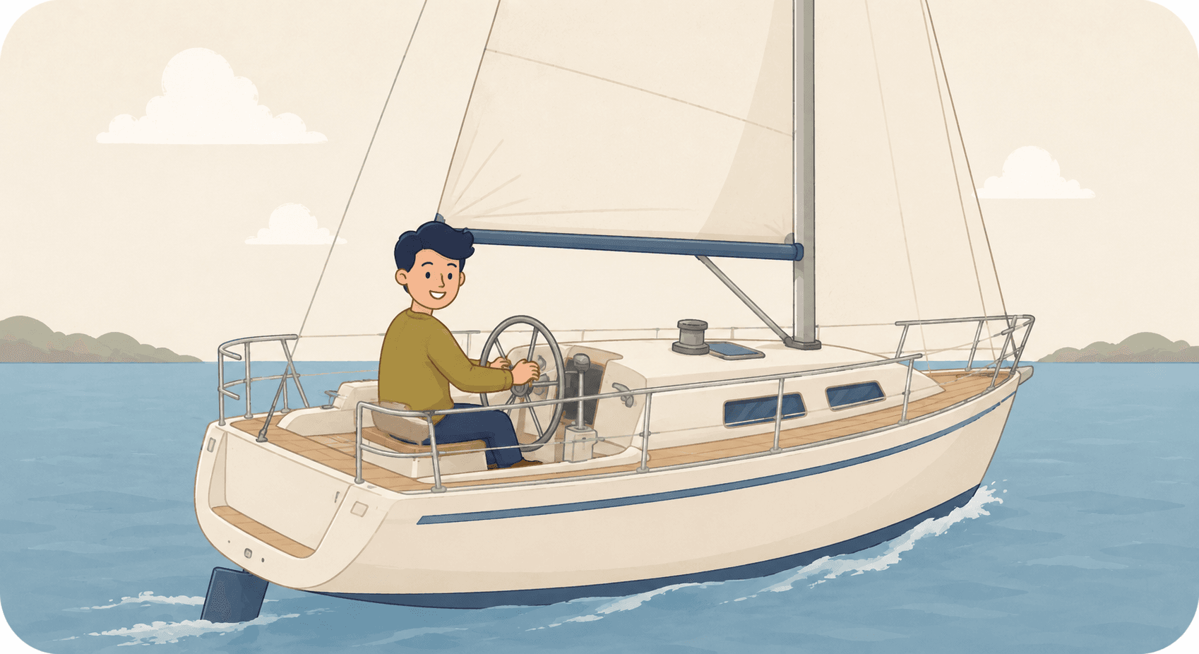 Learning to sail